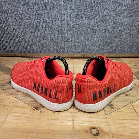 Nobull Outwork Men's 7.5 Super Fabric Trainer Red White Athletic Shoe Sneaker - Picture 7 of 12
